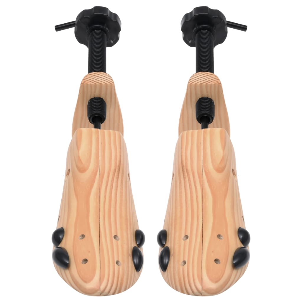 Shoe Trees 2 Pairs Size 41-46 Solid Pine Wood