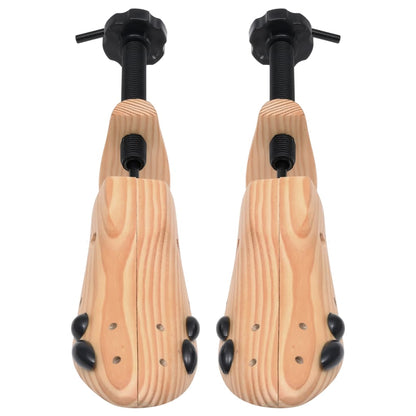 Shoe Trees 2 Pairs Size 41-46 Solid Pine Wood