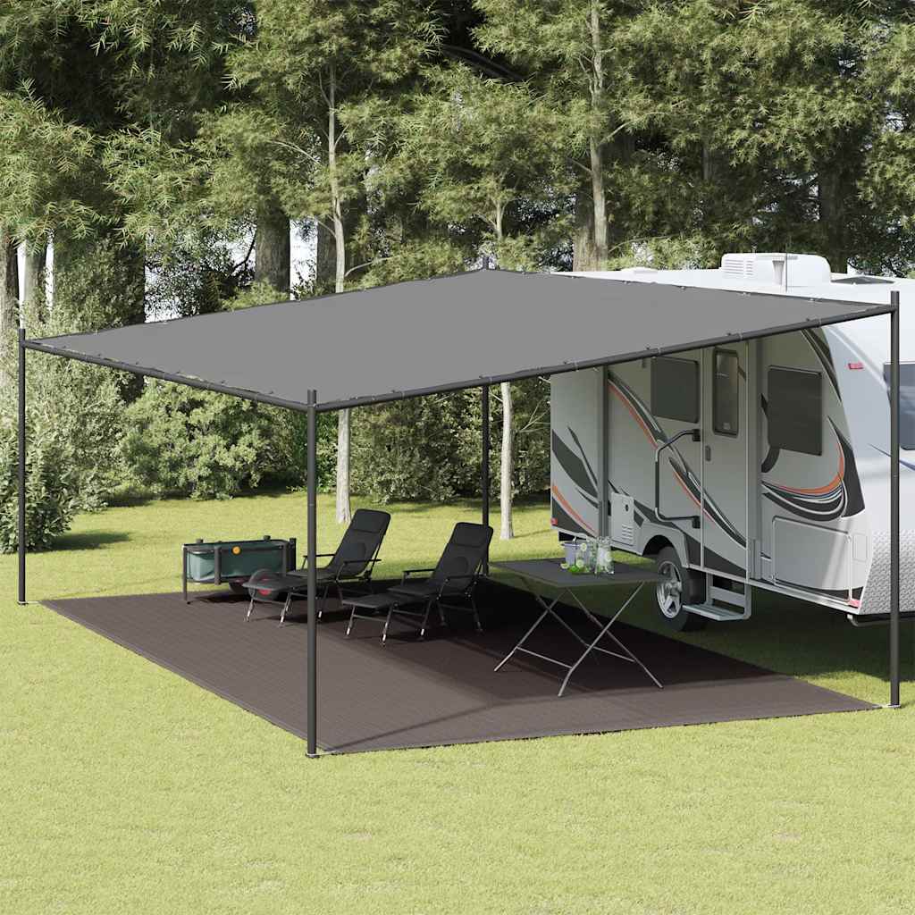 Tent Carpet 400x800 cm Anthracite HDPE