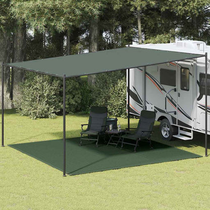 Tent Carpet 400x400 cm Dark Green HDPE