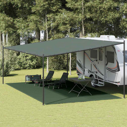 Tent Carpet 400x700 cm Dark Green HDPE