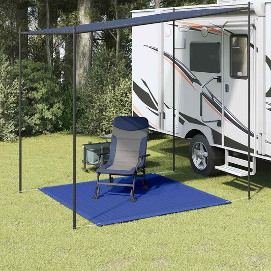 Tent Carpet 200x200 cm Blue HDPE