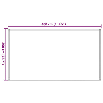 Tent Carpet 200x400 cm Blue HDPE