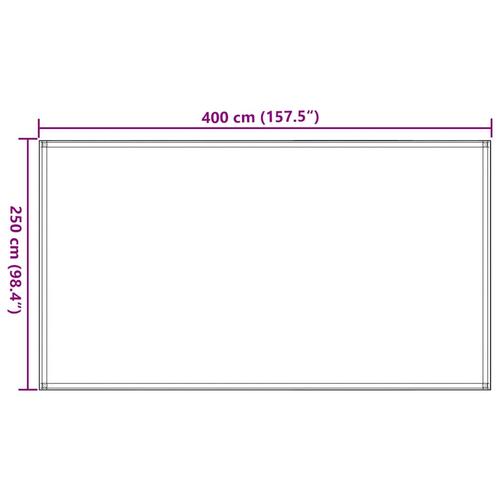 Tent Carpet 250x400 cm Blue