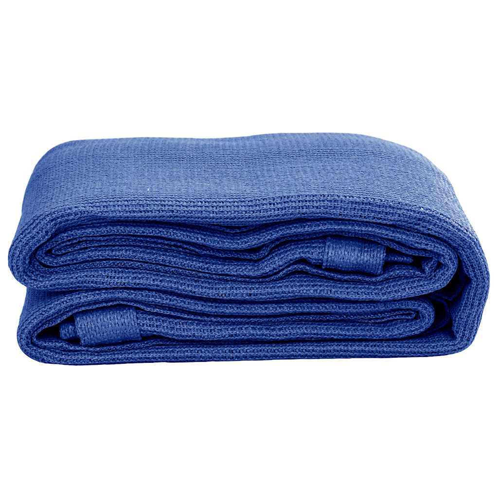 Tent Carpet 400x400 cm Blue HDPE