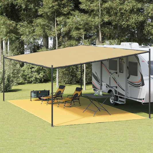 310774 vidaXL Tent Carpet 400x700 cm Beige