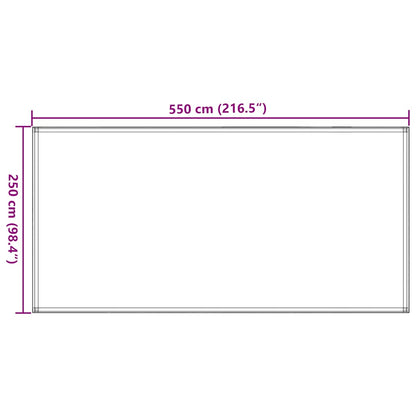 Tent Carpet 250x550 cm Black