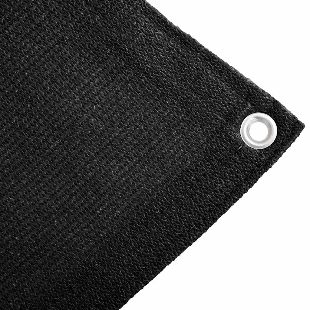 Tent Carpet 400x800 cm Black HDPE