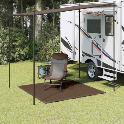 Tent Carpet 200x200 cm Brown