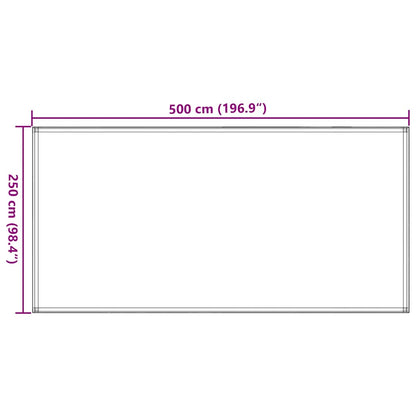 Tent Carpet 250x500 cm Brown