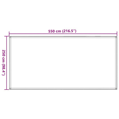 Tent Carpet 250x600 cm Brown