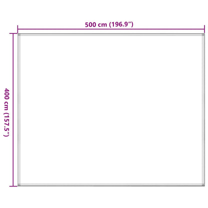 Tent Carpet 400x500 cm Brown