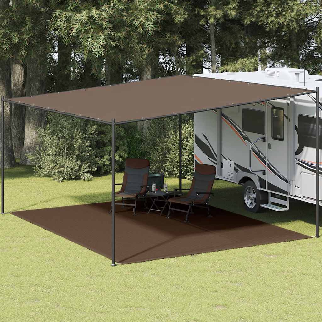 Tent Carpet 400x500 cm Brown