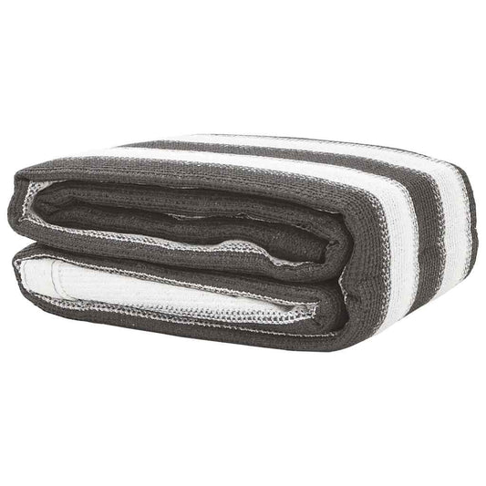 Tent Carpet 250x350 cm Anthracite and White