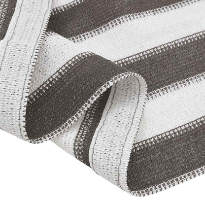 Tent Carpet 250x450 cm Anthracite and White