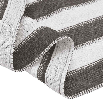 Tent Carpet 250x600 cm Anthracite and White
