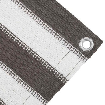 Tent Carpet 300x400 cm Anthracite and White