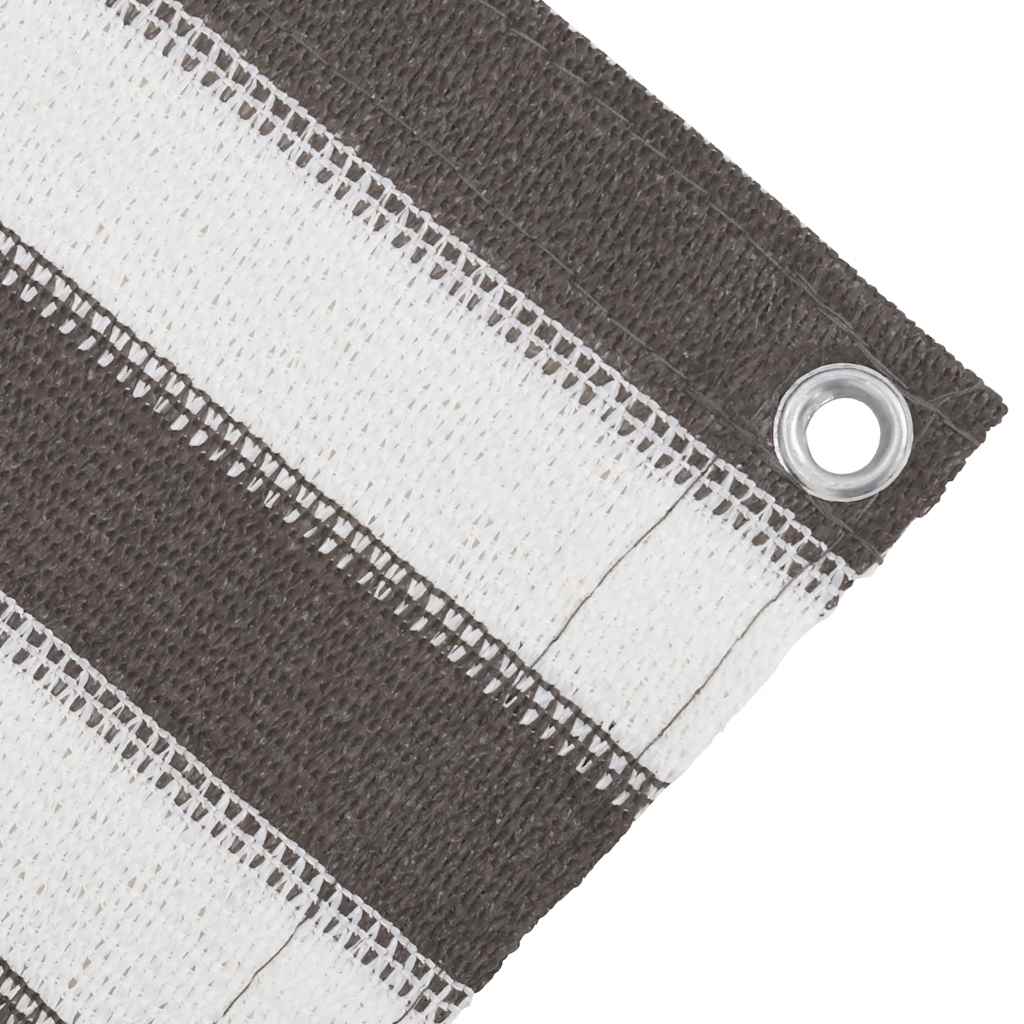 Tent Carpet 300x500 cm Anthracite and White