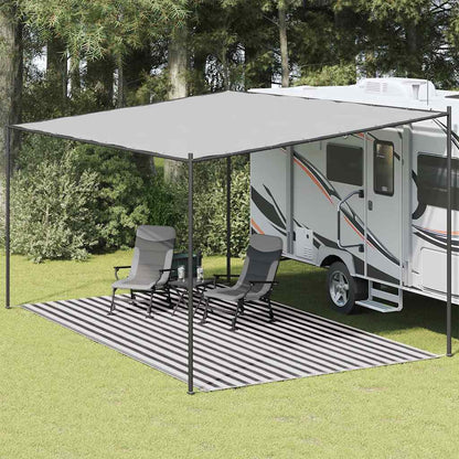 Tent Carpet 300x500 cm Anthracite and White