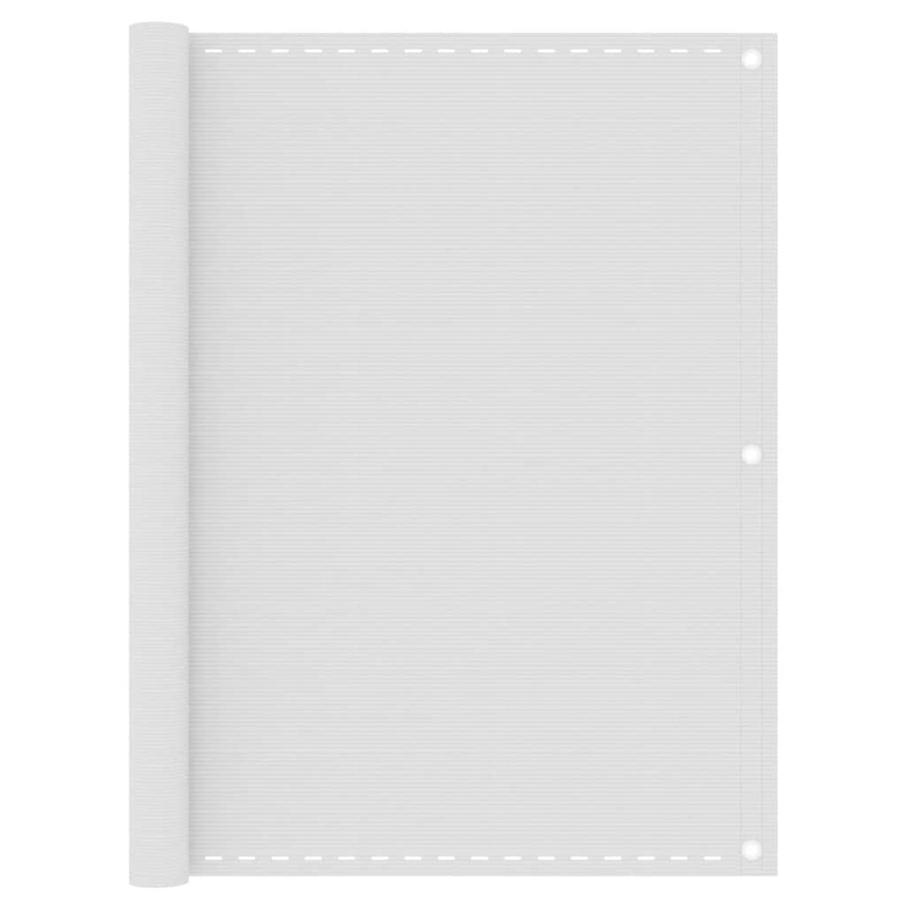 Balcony Screen White 120x300 cm HDPE