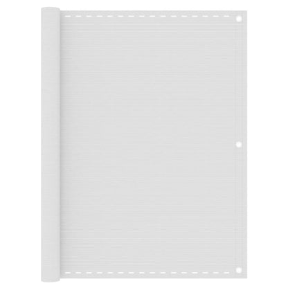 Balcony Screen White 120x300 cm HDPE
