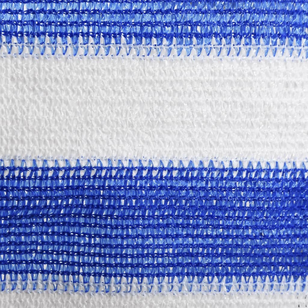 Balcony Screen Blue and White 120x400 cm HDPE