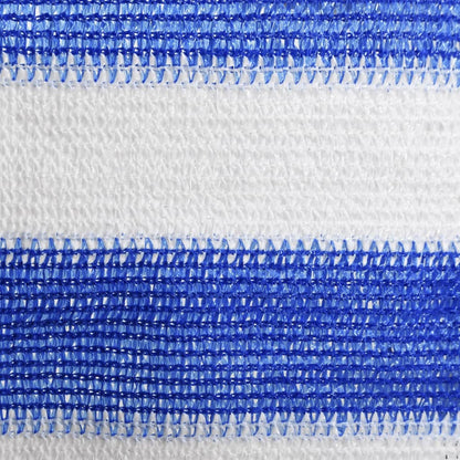 Balcony Screen Blue and White 120x400 cm HDPE