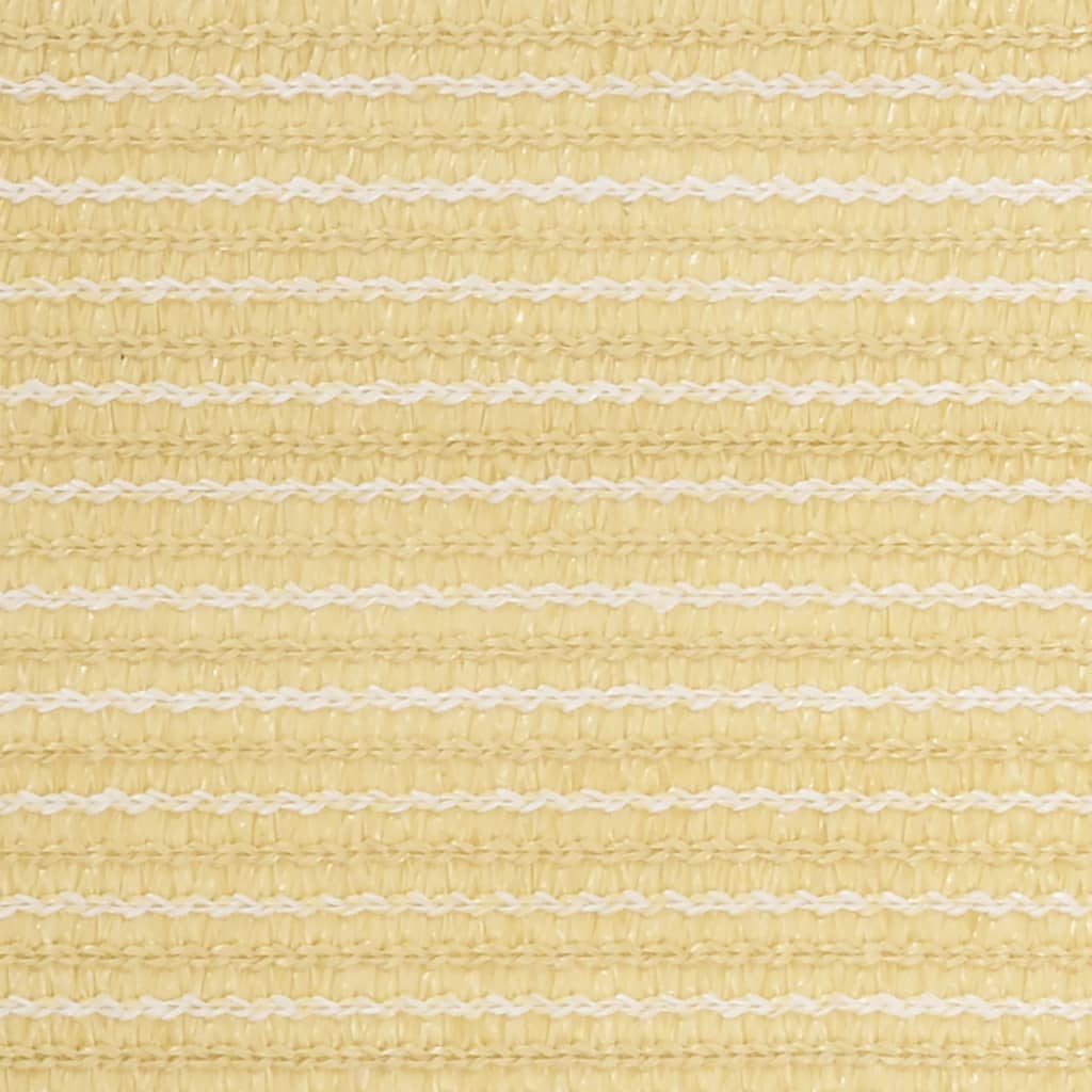 Balcony Screen Beige 75x500 cm HDPE