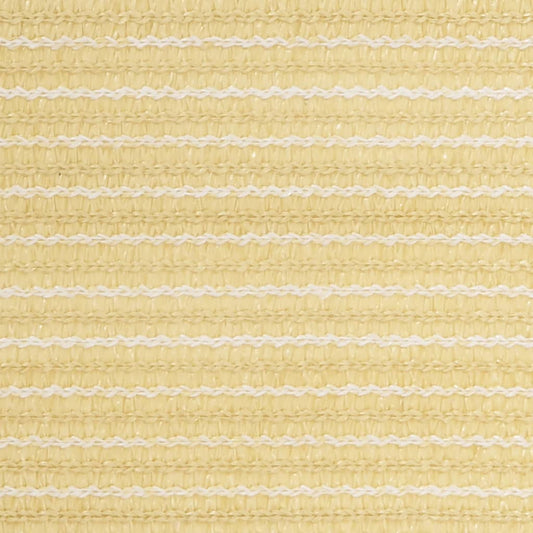 Balcony Screen Beige 75x600 cm HDPE