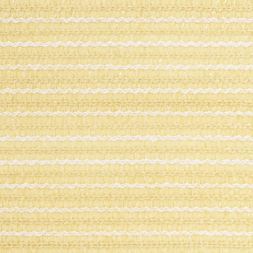 Balcony Screen Beige 90x600 cm HDPE