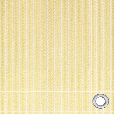 Balcony Screen Beige 90x600 cm HDPE
