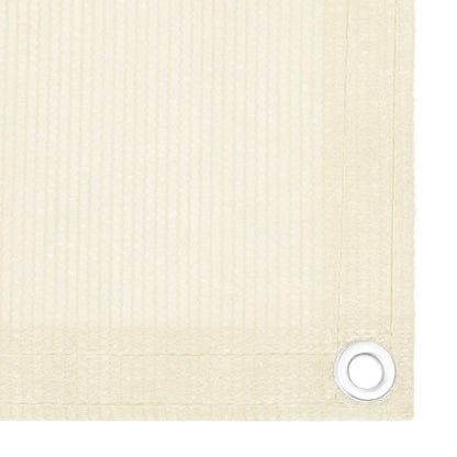 Balcony Screen Cream 90x300 cm HDPE