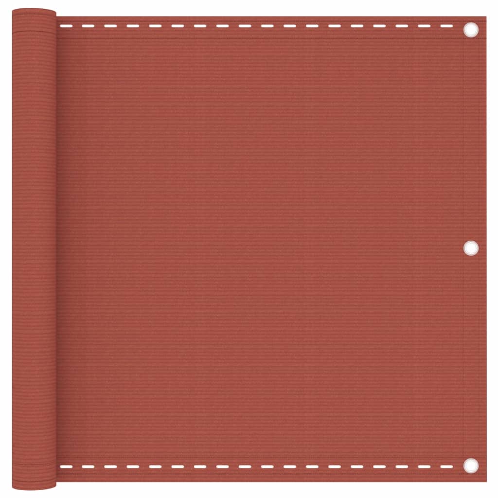 Balcony Screen Terracotta 90x300 cm HDPE