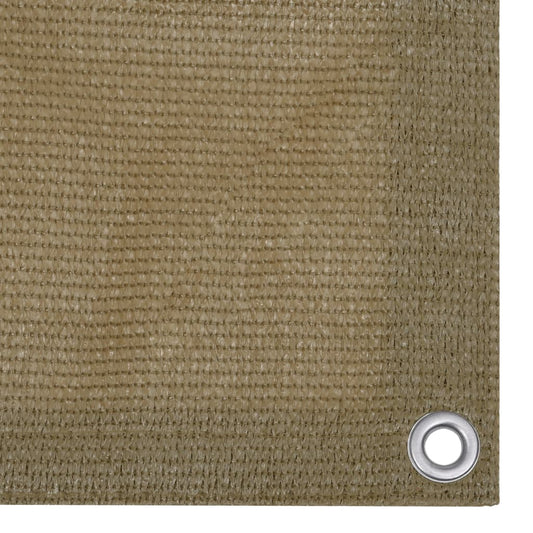 Balcony Screen Taupe 120x400 cm HDPE