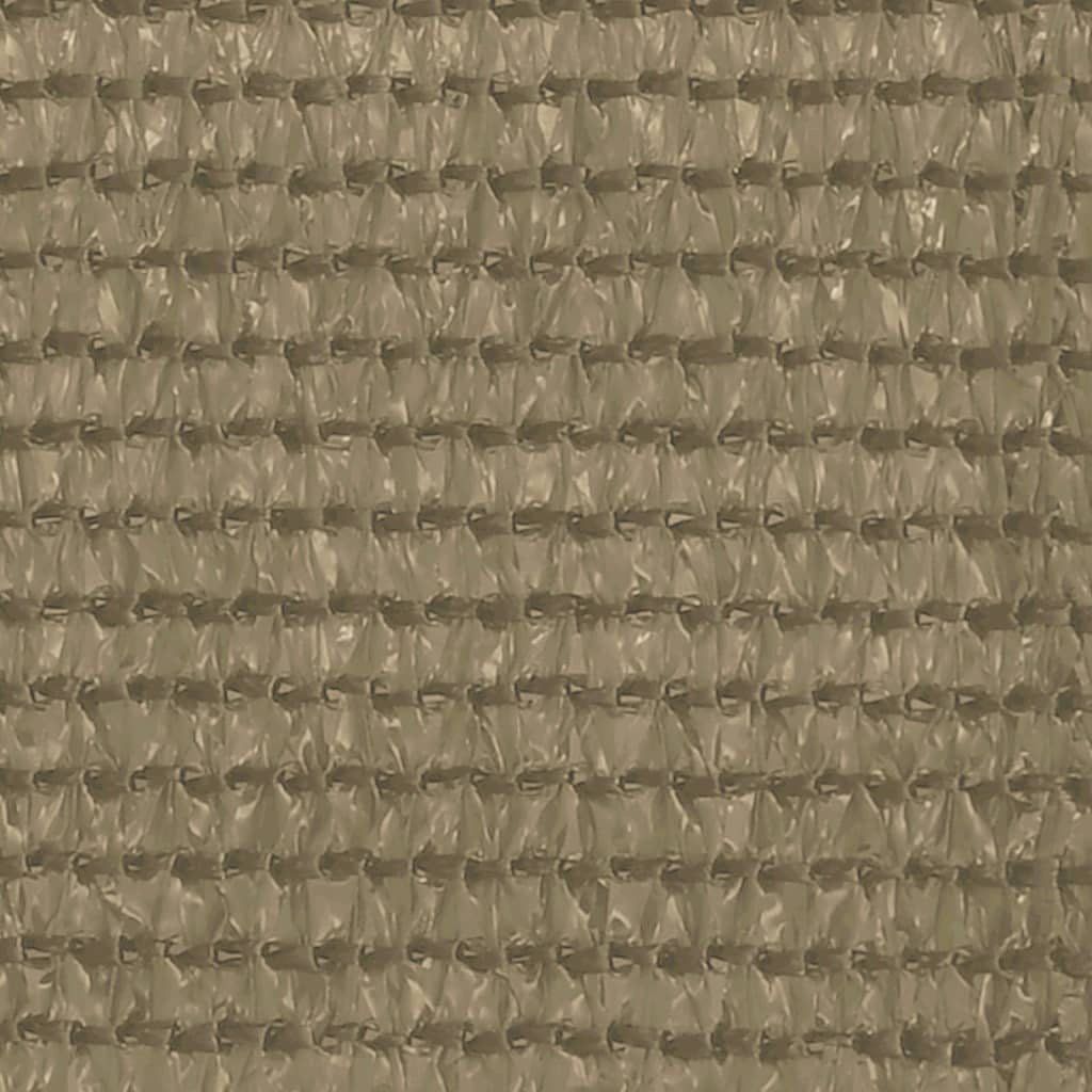 Balcony Screen Taupe 120x600 cm HDPE