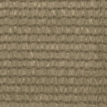 Balcony Screen Taupe 120x600 cm HDPE