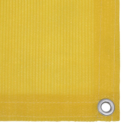 Balcony Screen Yellow 90x400 cm HDPE
