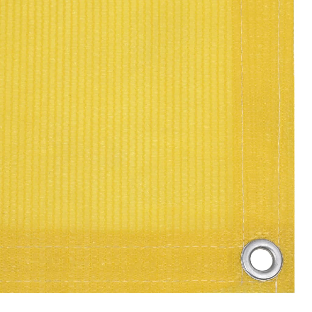 Balcony Screen Yellow 120x500 cm HDPE