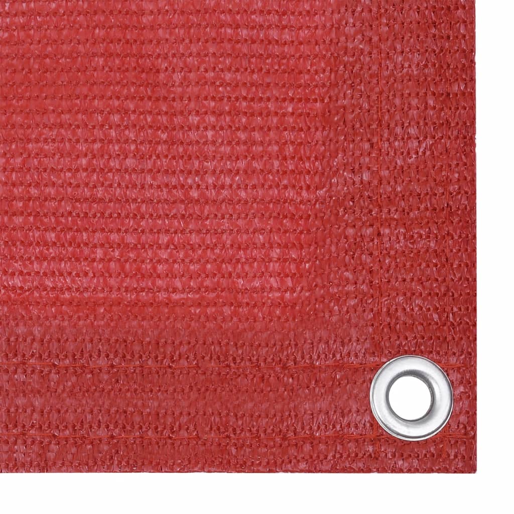Balcony Screen Red 75x300 cm HDPE