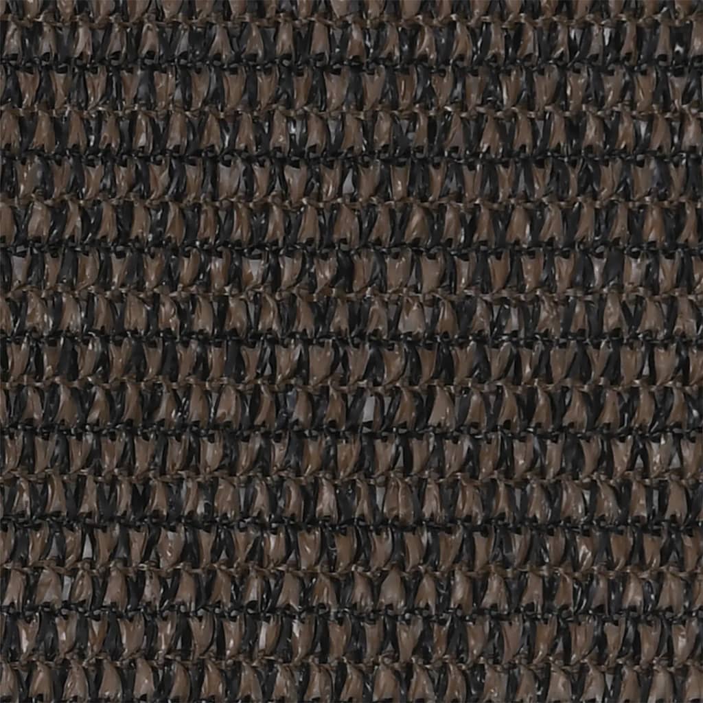 Balcony Screen Brown 75x500 cm HDPE
