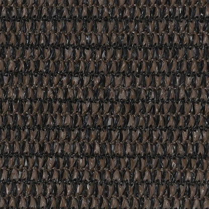 Balcony Screen Brown 75x500 cm HDPE