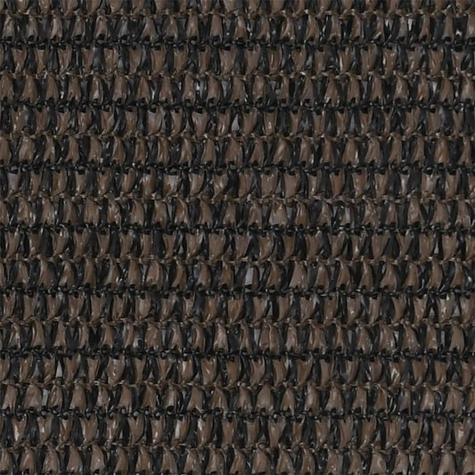 Balcony Screen Brown 75x500 cm HDPE