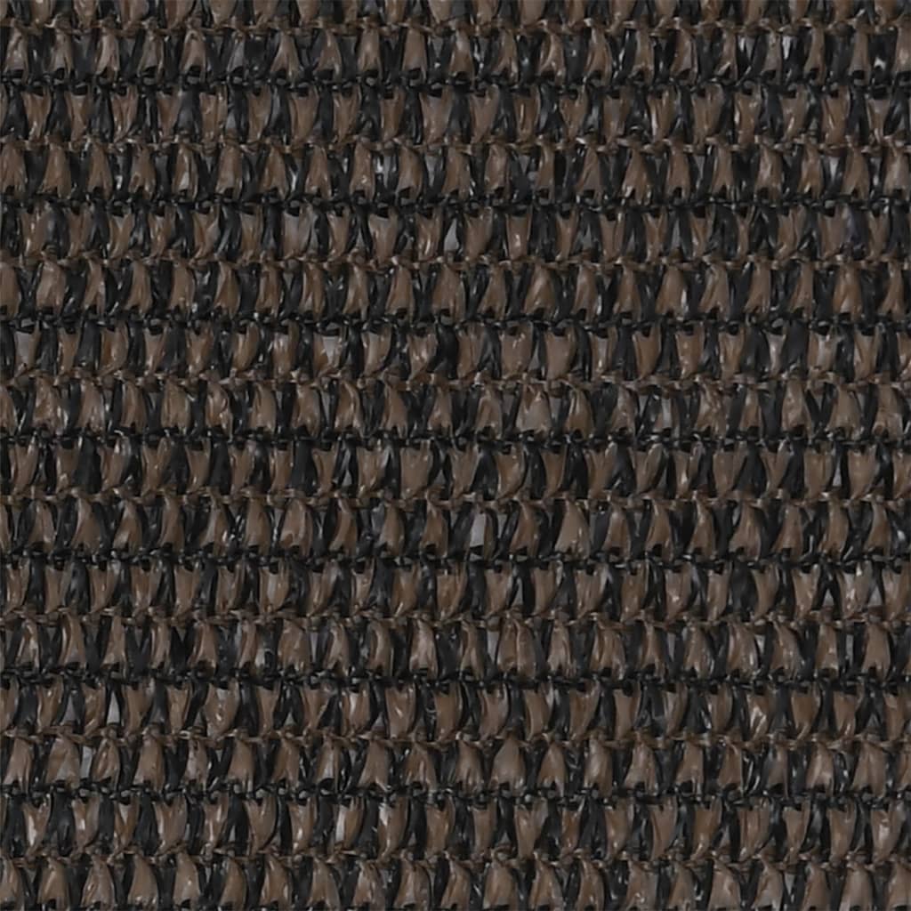 Balcony Screen Brown 120x600 cm HDPE