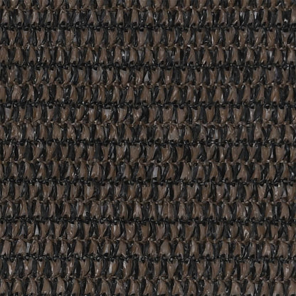 Balcony Screen Brown 120x600 cm HDPE