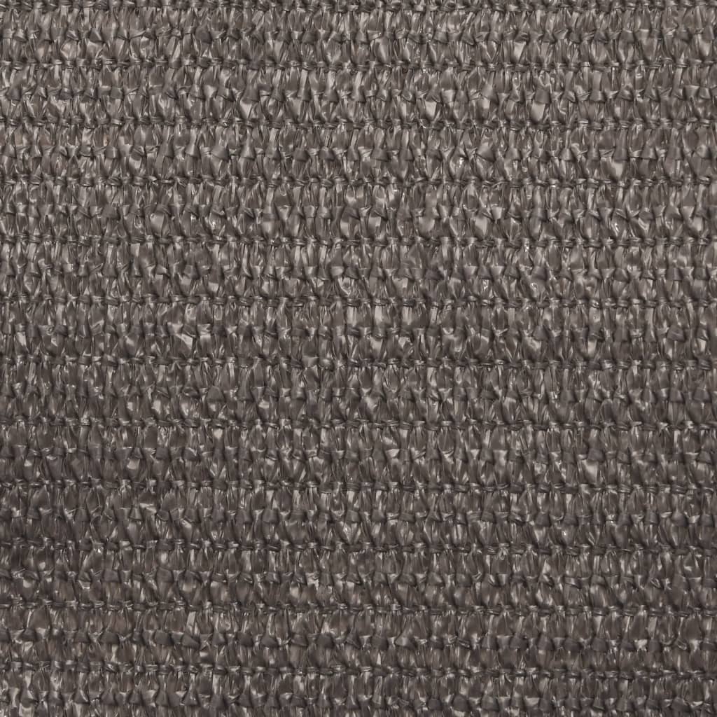 Sunshade Sail 160 g/m² Anthracite 2.5x2.5 m HDPE