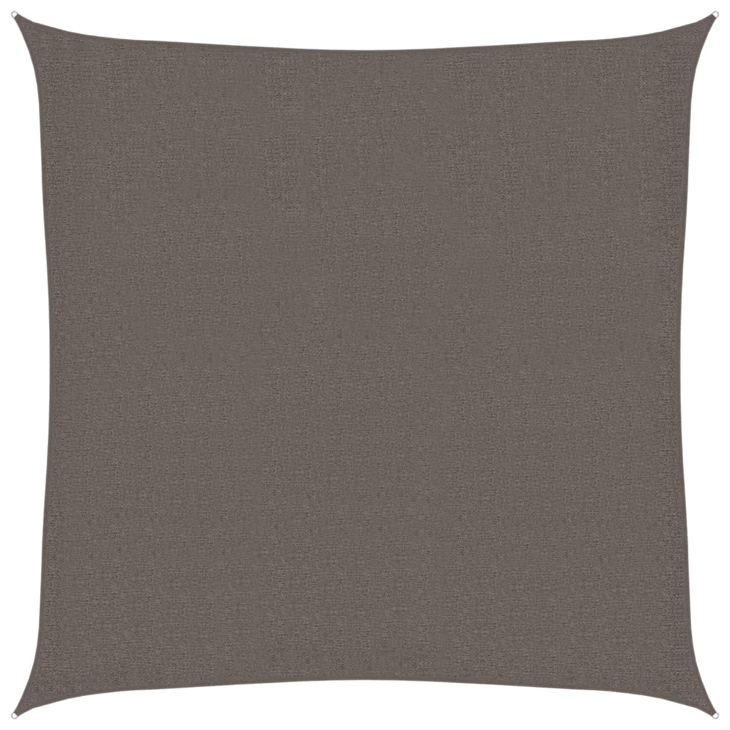 Sunshade Sail 160 g/m² Anthracite 3x3 m HDPE