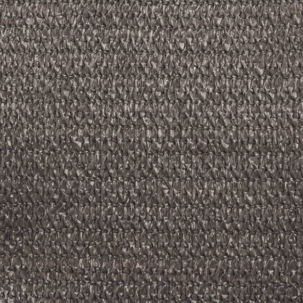 Sunshade Sail 160 g/m² Anthracite 5x5 m HDPE