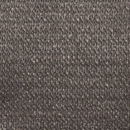 Sunshade Sail 160 g/m² Anthracite 5x5 m HDPE