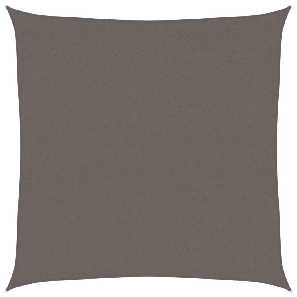 Sunshade Sail 160 g/m² Anthracite 7x7 m HDPE