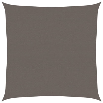 Sunshade Sail 160 g/m² Anthracite 7x7 m HDPE